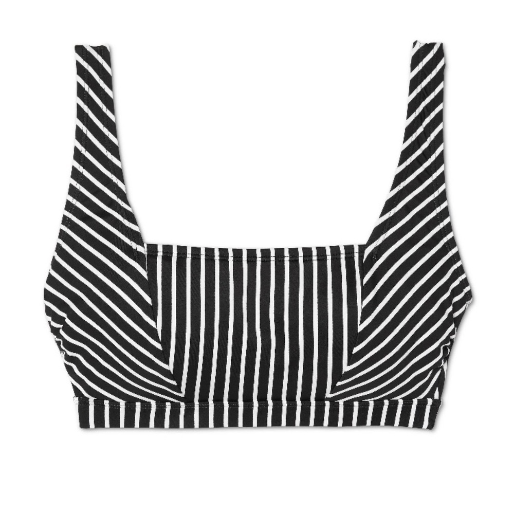 NWT Kona Sol scoop neck bikini top, size D/DD